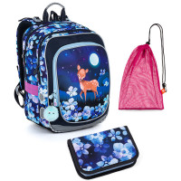 Schulset Topgal ENDY 23002 G - Schulrucksack + Federmäppchen + Schuhbeutel